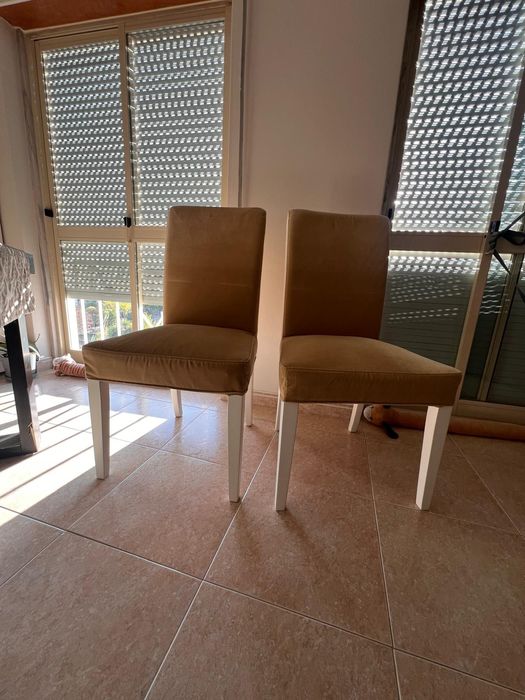Cadeira mesa de jantar  - brancas