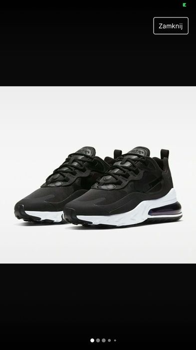 Nike air max 270 react 40 czarne
