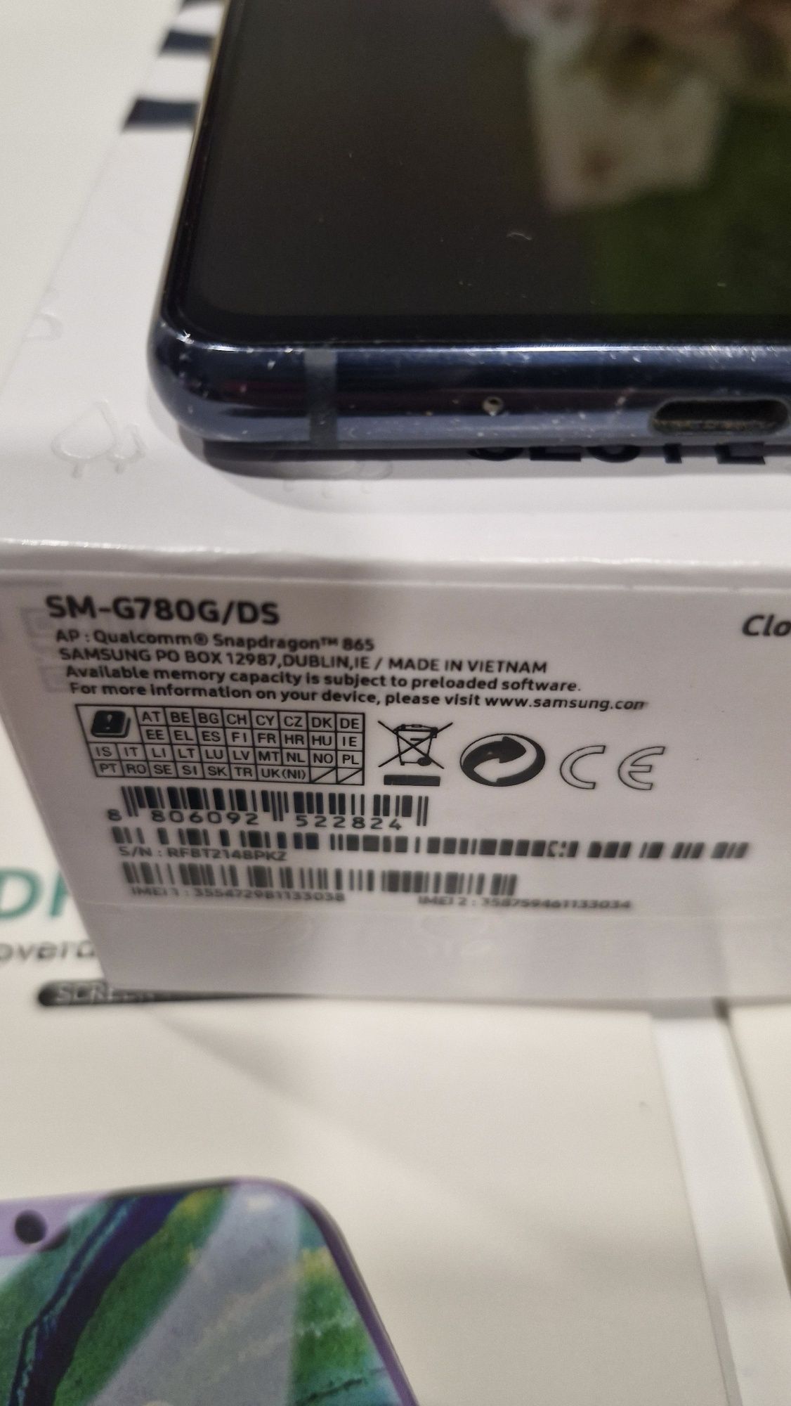 SAMSUNG Galaxy s20 FE 128GB Cloud Navy+hydrogelowe szybki ochronne