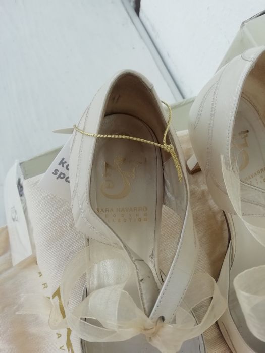 Sapatos de casamento Sara Navarro Spain