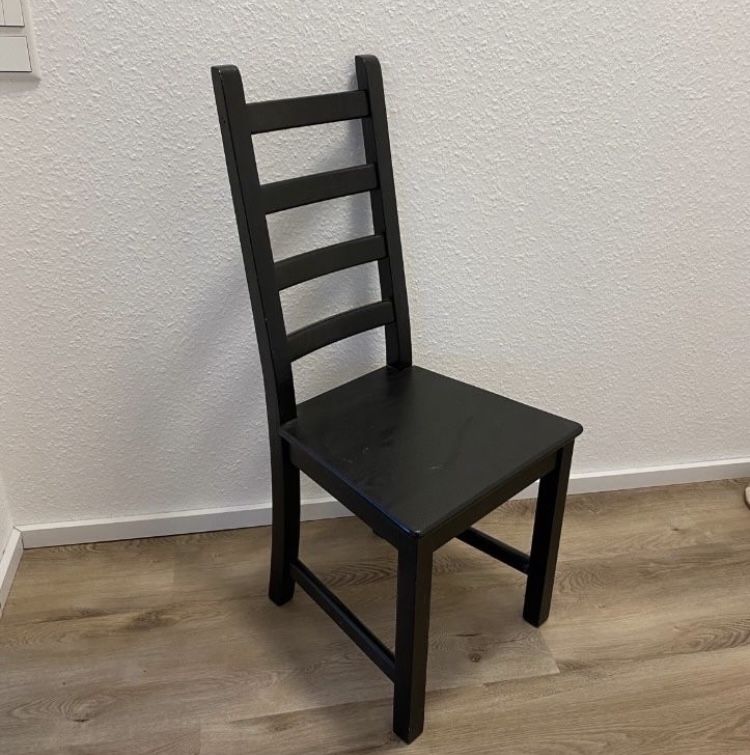4 krzesla ikea czarne kaustby