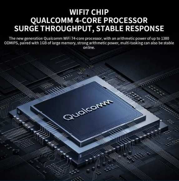 Топовий роутер Xiaomi 6500 PRO WiFi 7 + Bluetooth. Величезне покриття