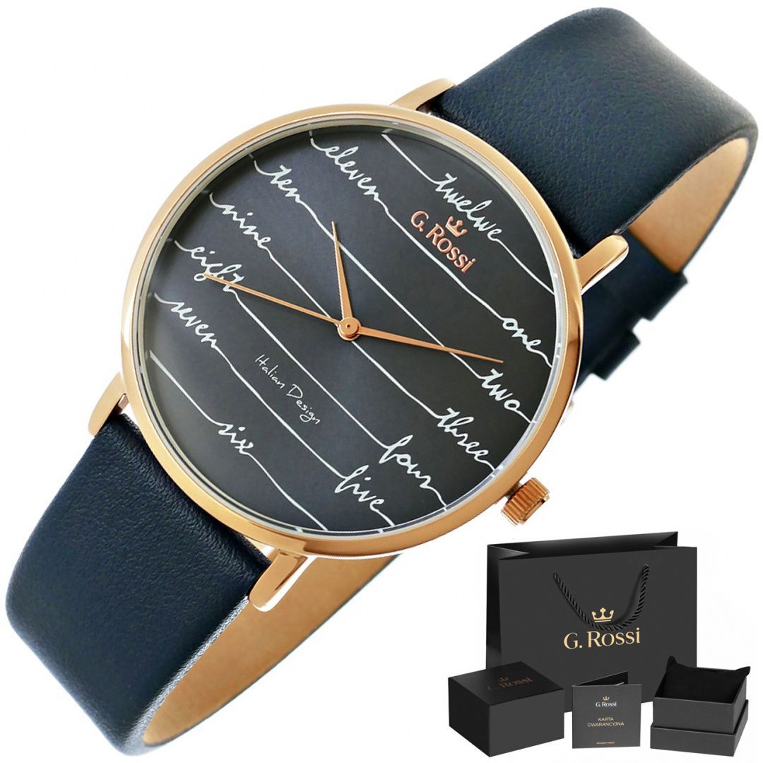 zegarek damski g.rossi 12600a-6f3 + box