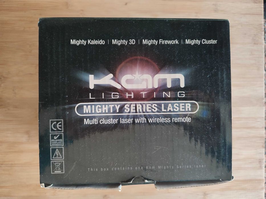 Laser KAM Lightning Mighty 3D Cluster DMX Laser (150mW Red & Green)