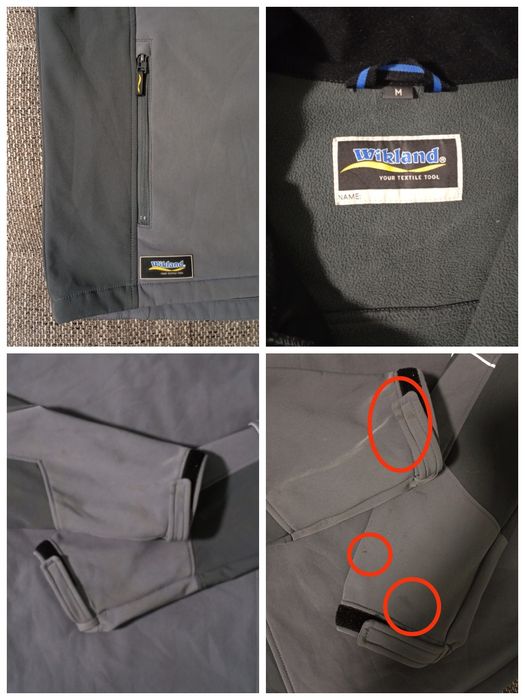 Тепла флісова робоча куртка Wiкland Softshell. Розмір XL.