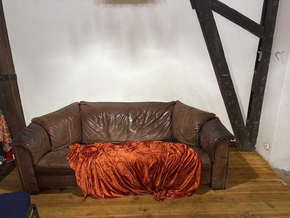 wygodna kanapa brązowa – ZA DARMO – Odbiór własny