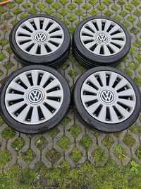 Koła aluminiowe VW Audi s line 5x112 i 5x100 R17 et30 7.5J opony 215 4