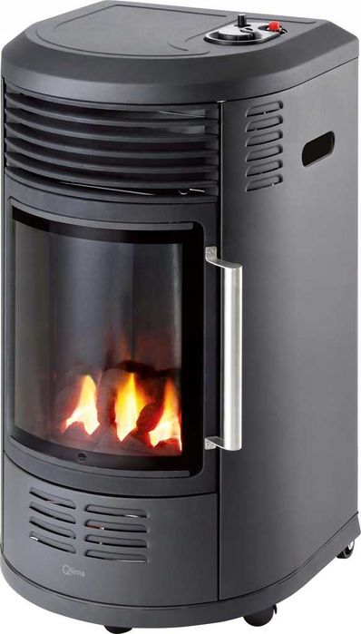 Ogrzewacz Tarasowy Kominek GAZOWY PIECYK QLIMA GH8034 3,4kW Drewno