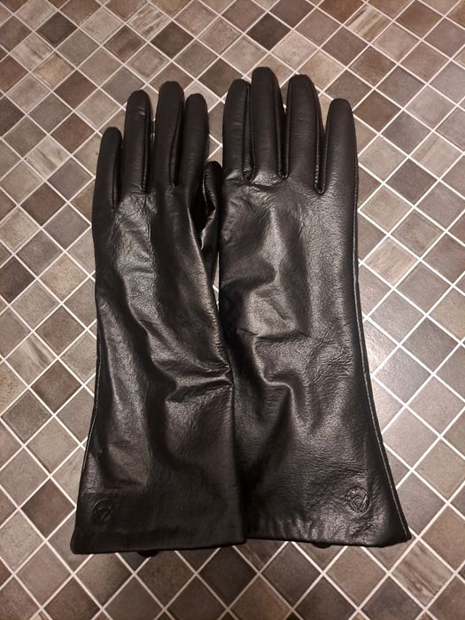 Rękawiczki czarne L Alardo skórzane