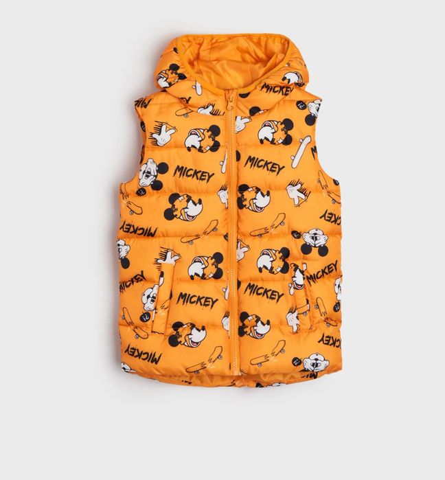 Kamizelka bezrękawnik pikowany chłopiec myszka Mickey