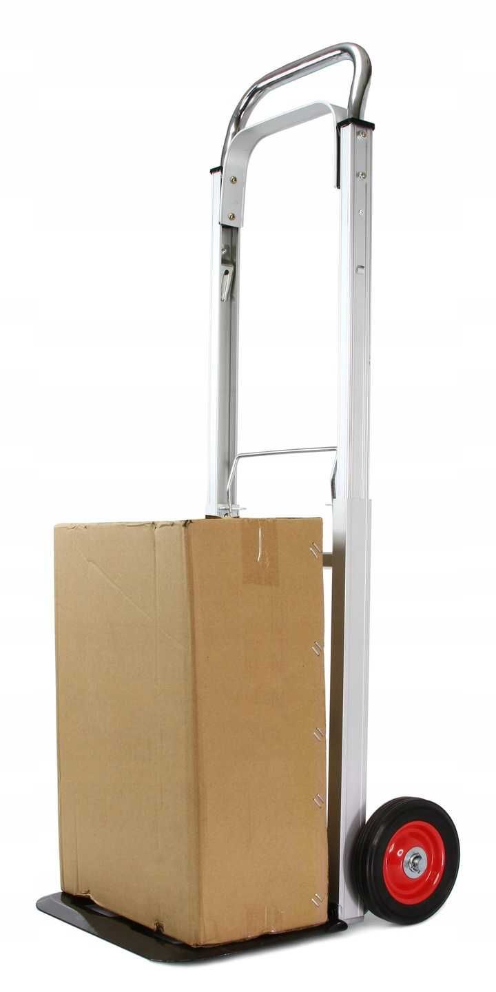 WÓZEK TRANSPORTOWY SKŁADANY 90kg młynarka, aluminiowy