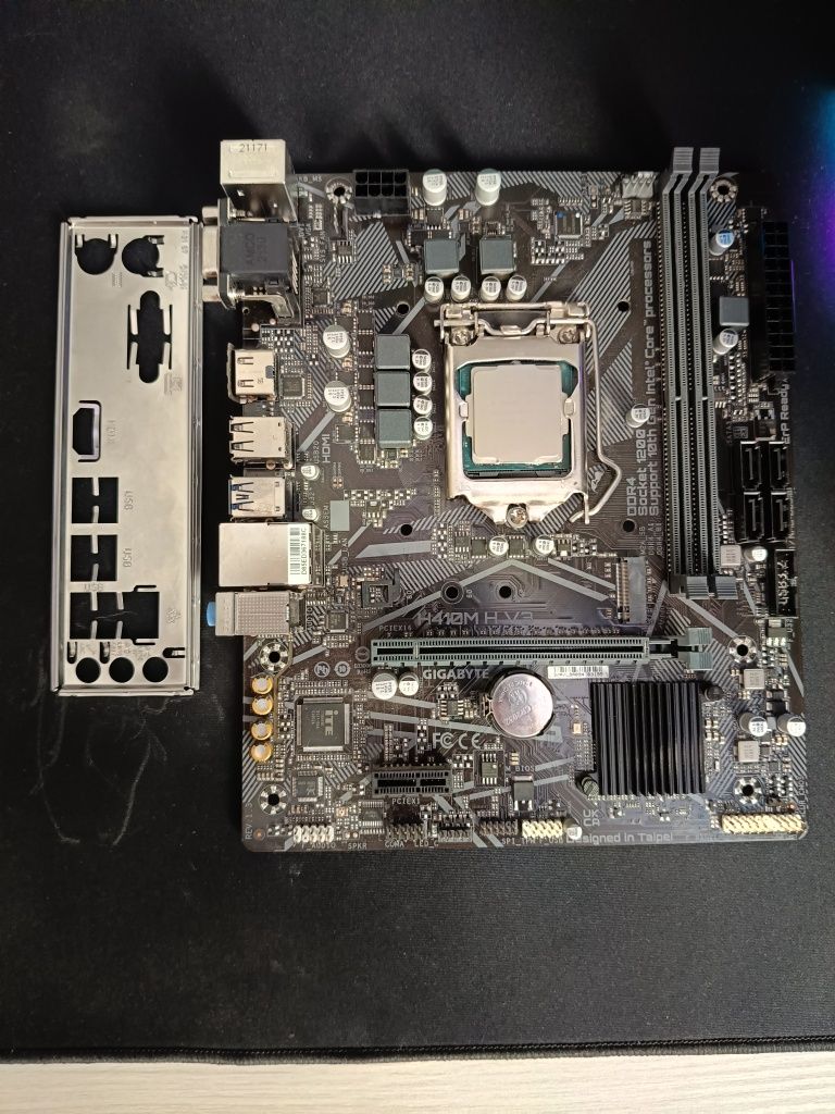 Procesor i5 10400f + Płyta H410M H V3
