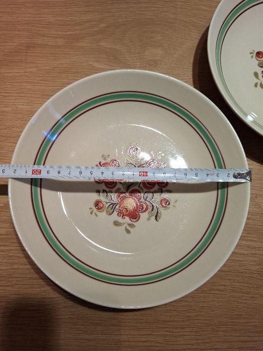 2 miseczki Pruszków z czasów prl wzór kwiatowy