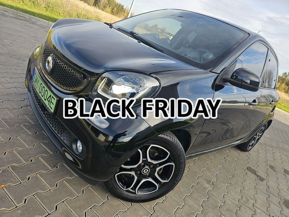 Smart Forfour ELEKTRYK * PRIME Plus * Skóra * Navi * Radar * FULL Led Grzane fotele