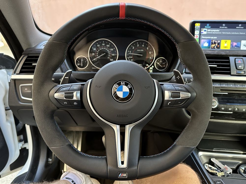 М Руль алькантара, оригинал airbag BMW x5 f10 f15 f25 f30 f32 f20 f01