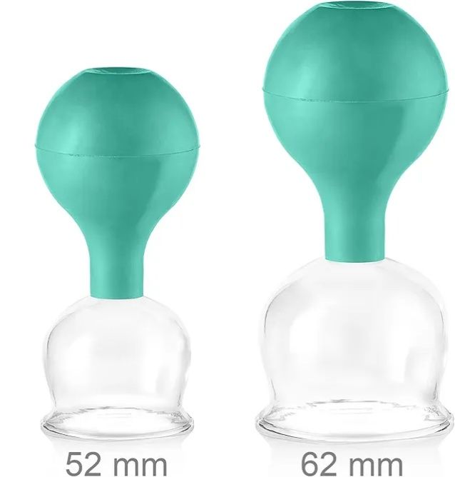 Duże bańki szklane 52mm 62 mm 2 szt N769