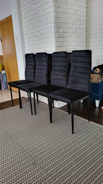 iękne i eleganckie krzesła VELVET w super cenie SUPER JAKOŚĆ