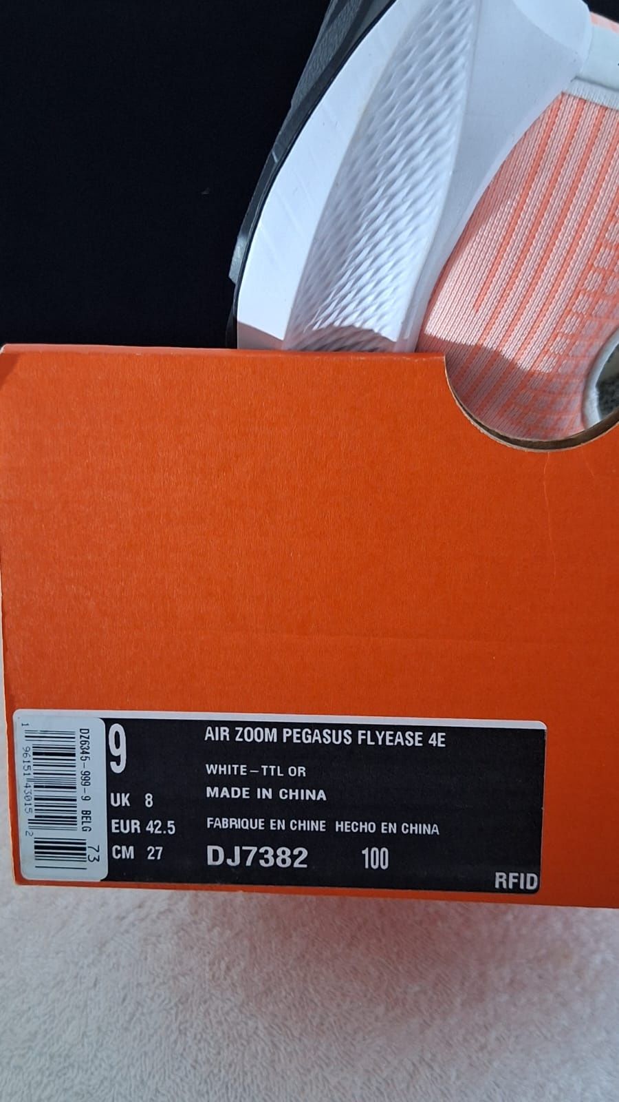 Кросівки Nike Air Zoom Pegasus FLYEASE 4E DJ7382 100 US9 EU42.5 27cm