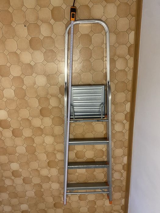 Drabina aluminiowa czterostopniowa