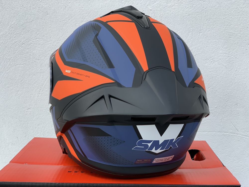 Kask motocyklowy SMK typhoon rozmiar XL, Blenda, Certyfikat EU!