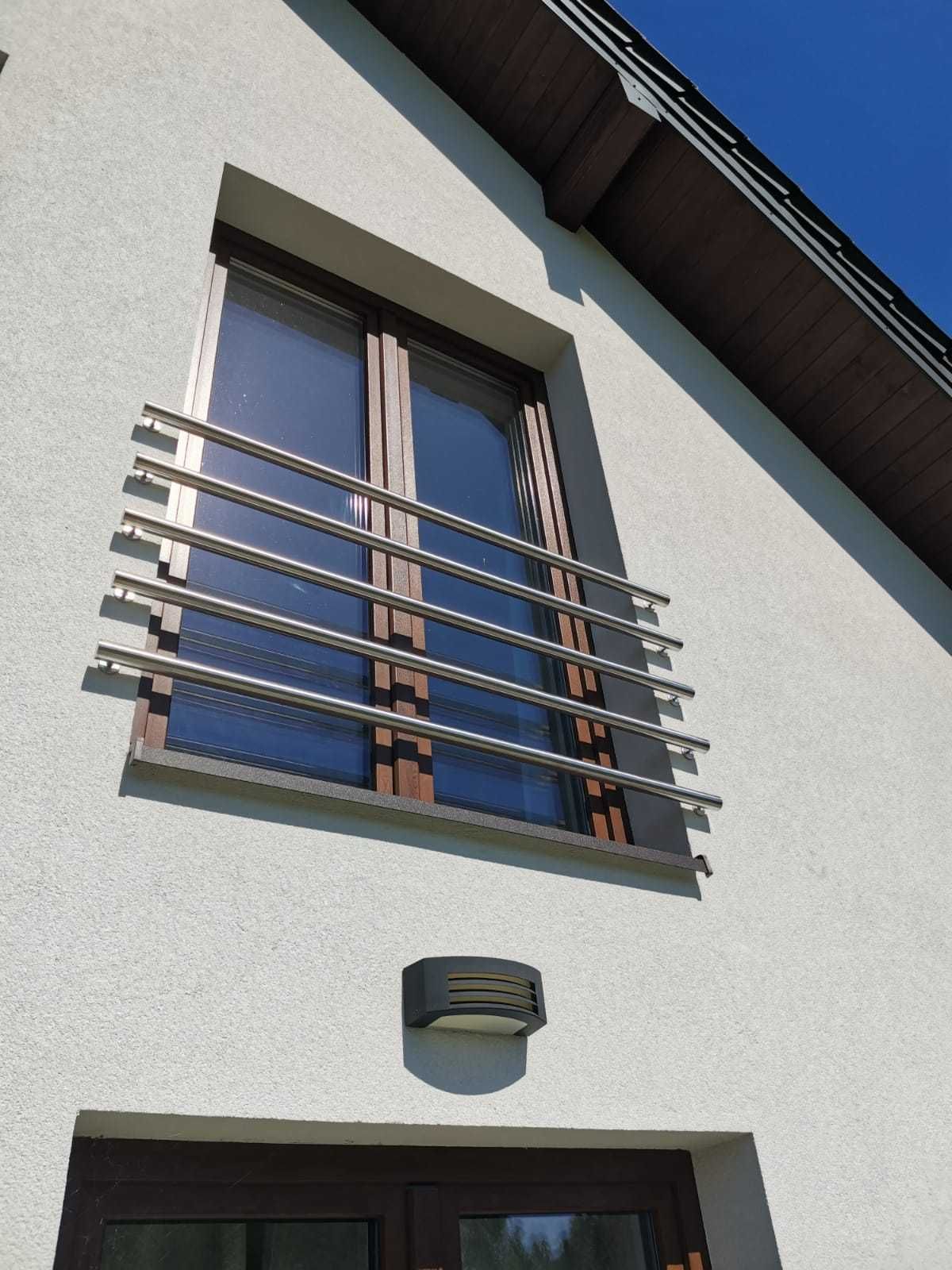 Balustrada Balkonowa Schody Ze Stali Nierdzewnej