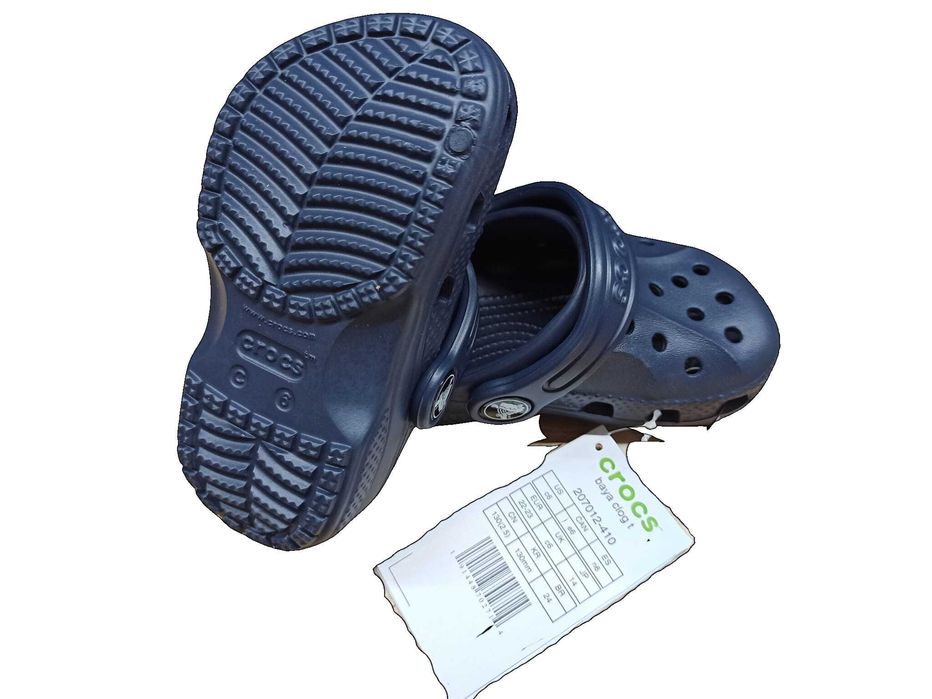 NOWE ORYGINALNE klapki dziecięce Crocs Baya Clog r. 22/23