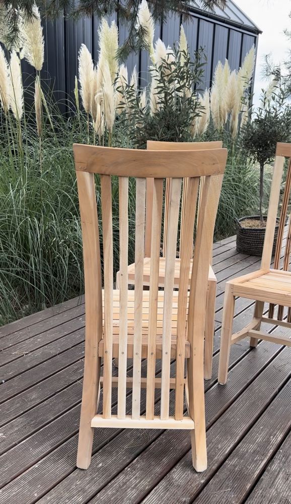 Komplet krzeseł- 6 sztuk , drewno palisander