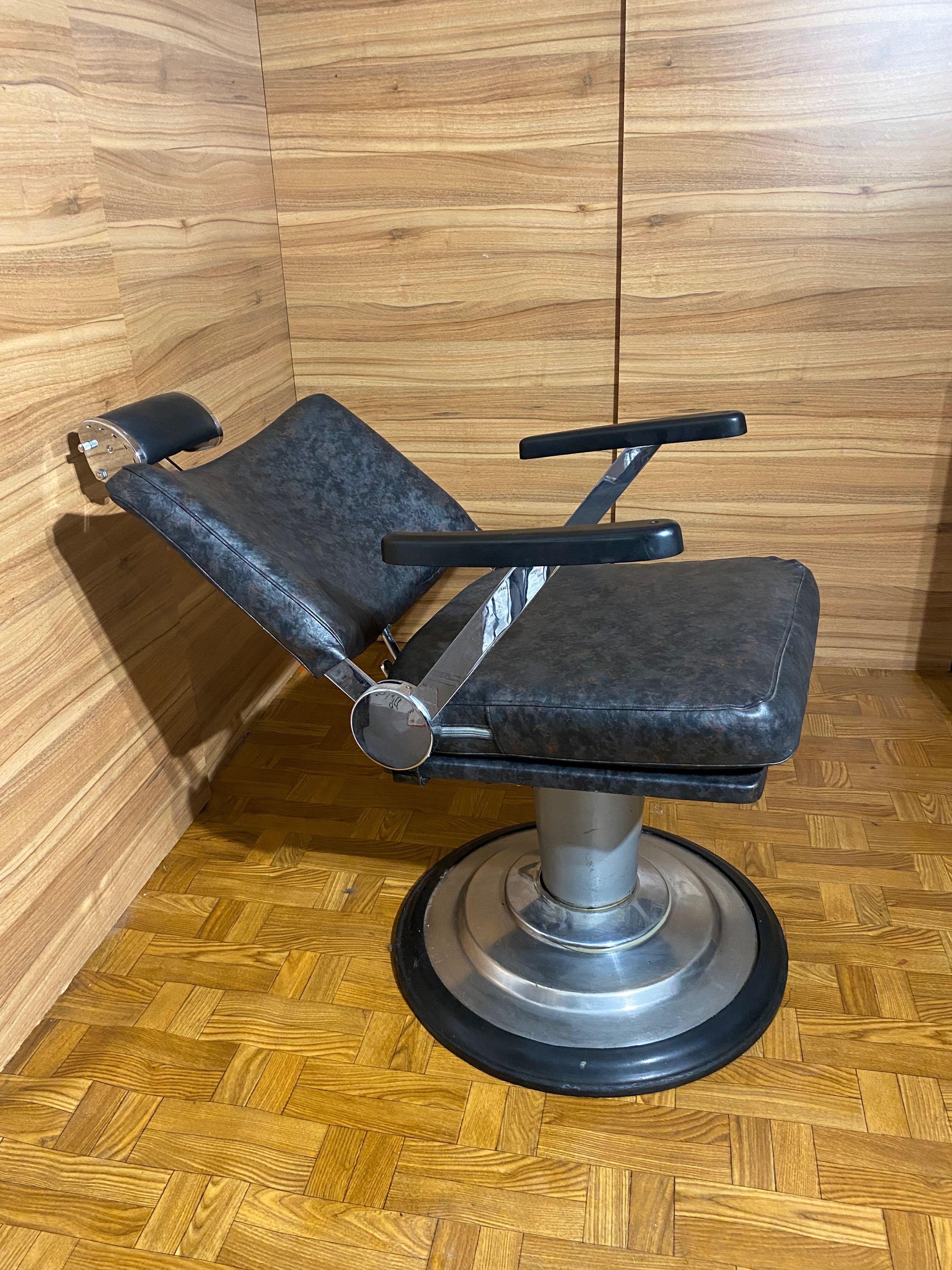 Fotel Barberski  Fryzjerski Vintage Retro