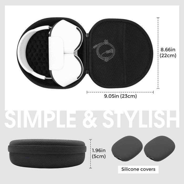 Etui ProCase do APPLE AirPods Max - Usztywniane + osłonki silikonowe