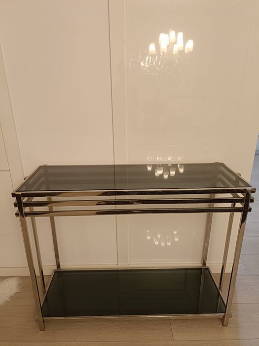 Konsola  do salonu chrom