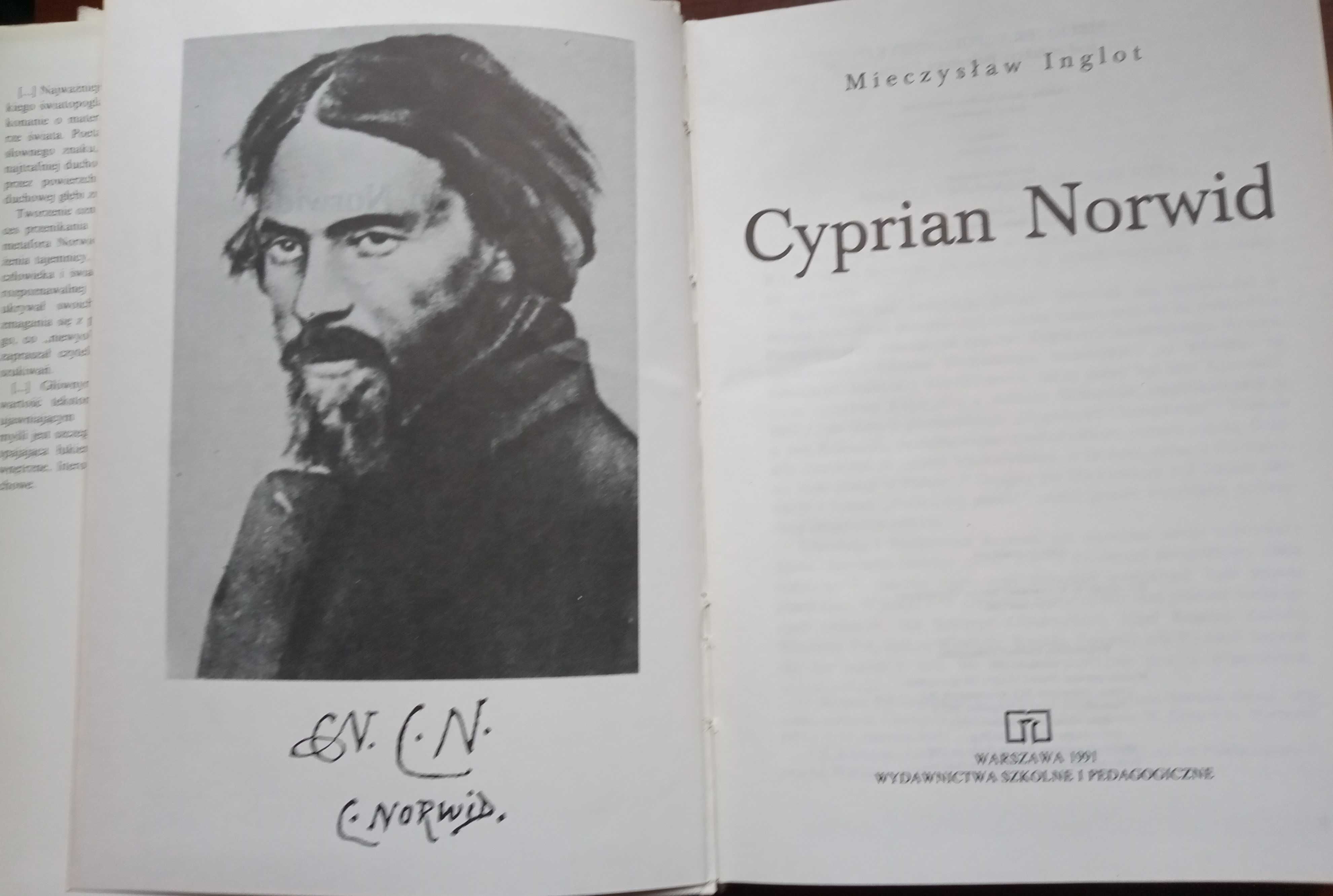 "Cyprian Norwid" Mieczysław Inglot