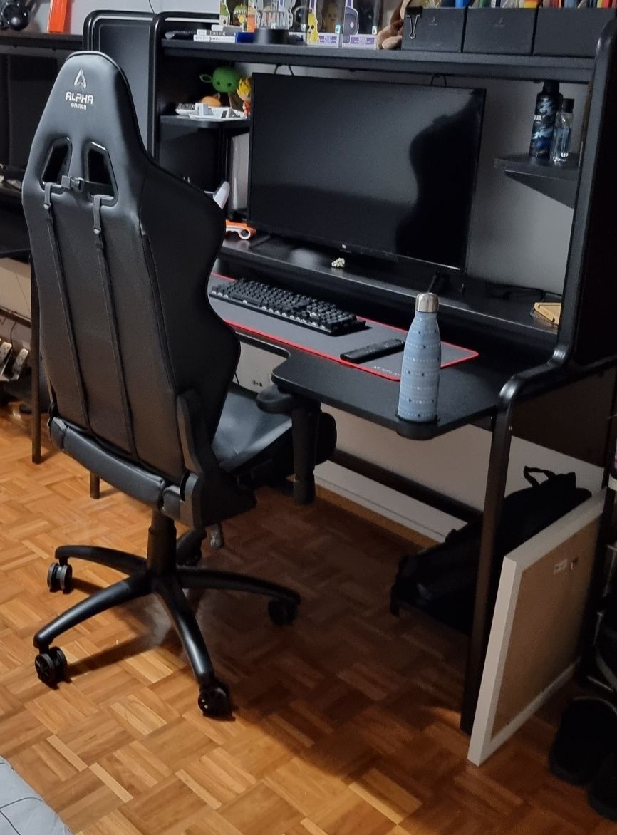 Secretária Gaming Preta - Ikea