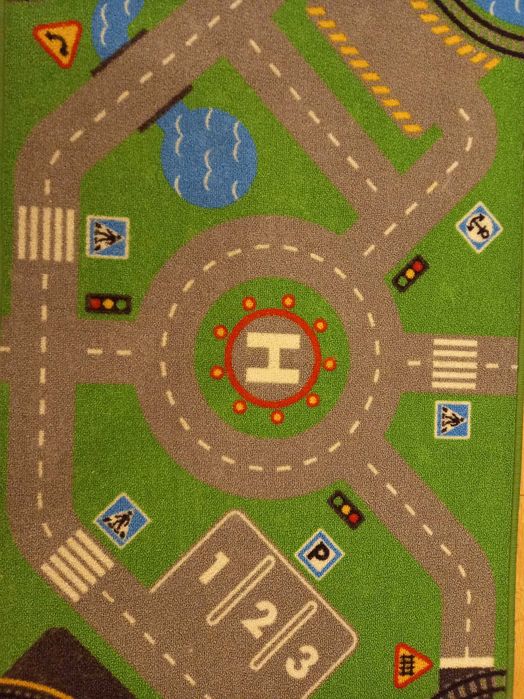 Dywan ulice drogi ikea