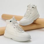 Жіночі оригінальні черевики-кросівки  ПУМА (PUMA Mayra). Бежевий,шкіра