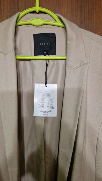 Garnitur damski żakiet + spodnie rozmiar 40