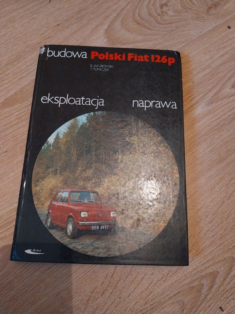 Stara książka polski fiat 126 p