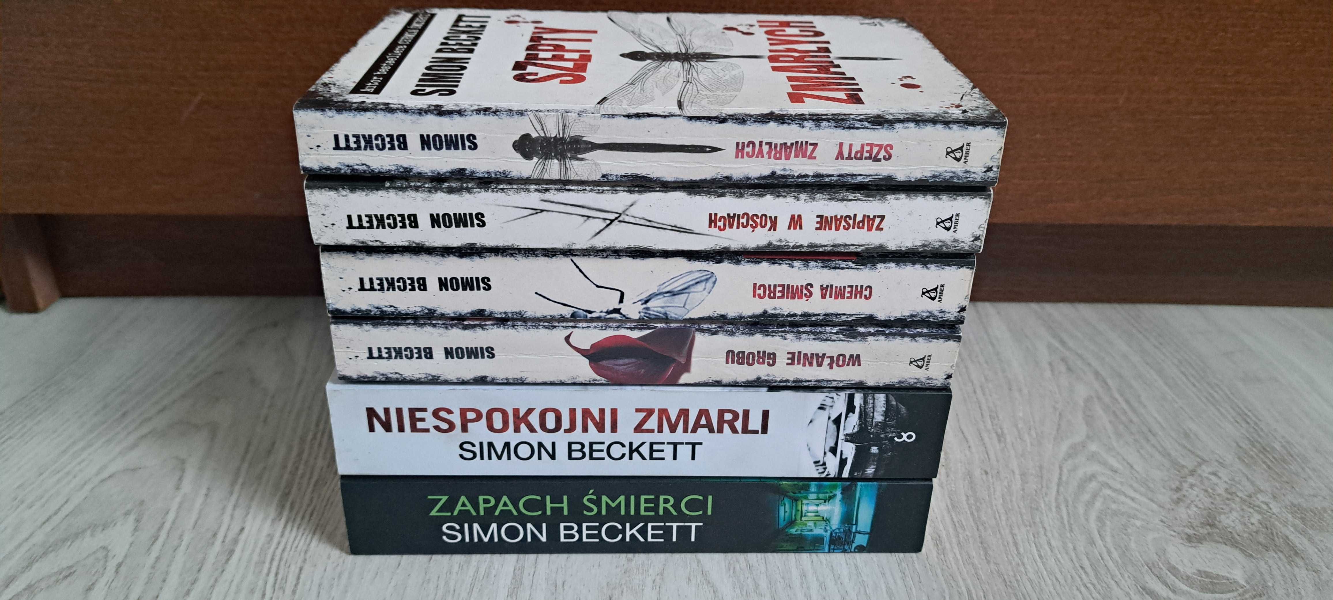 6x Beckett Zapisane Zapach Chemia Wołanie grobu Szepty zmarłych Niespo