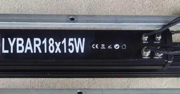 LYBAR 18x15w RGB Bar - ip65