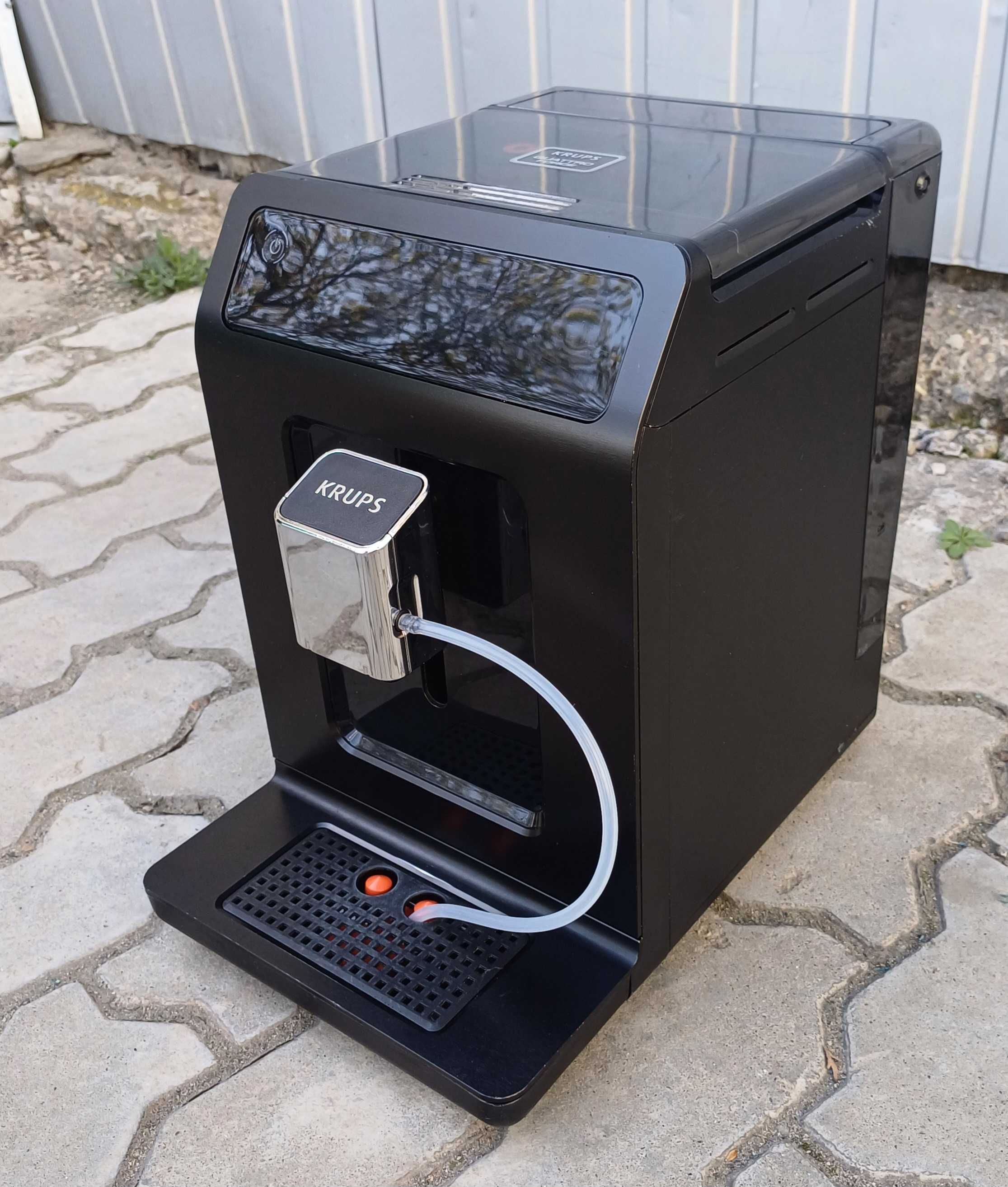 Кавомашина кавоварка Крупс Krups Evidence Plus EA894T10 чорна капучино