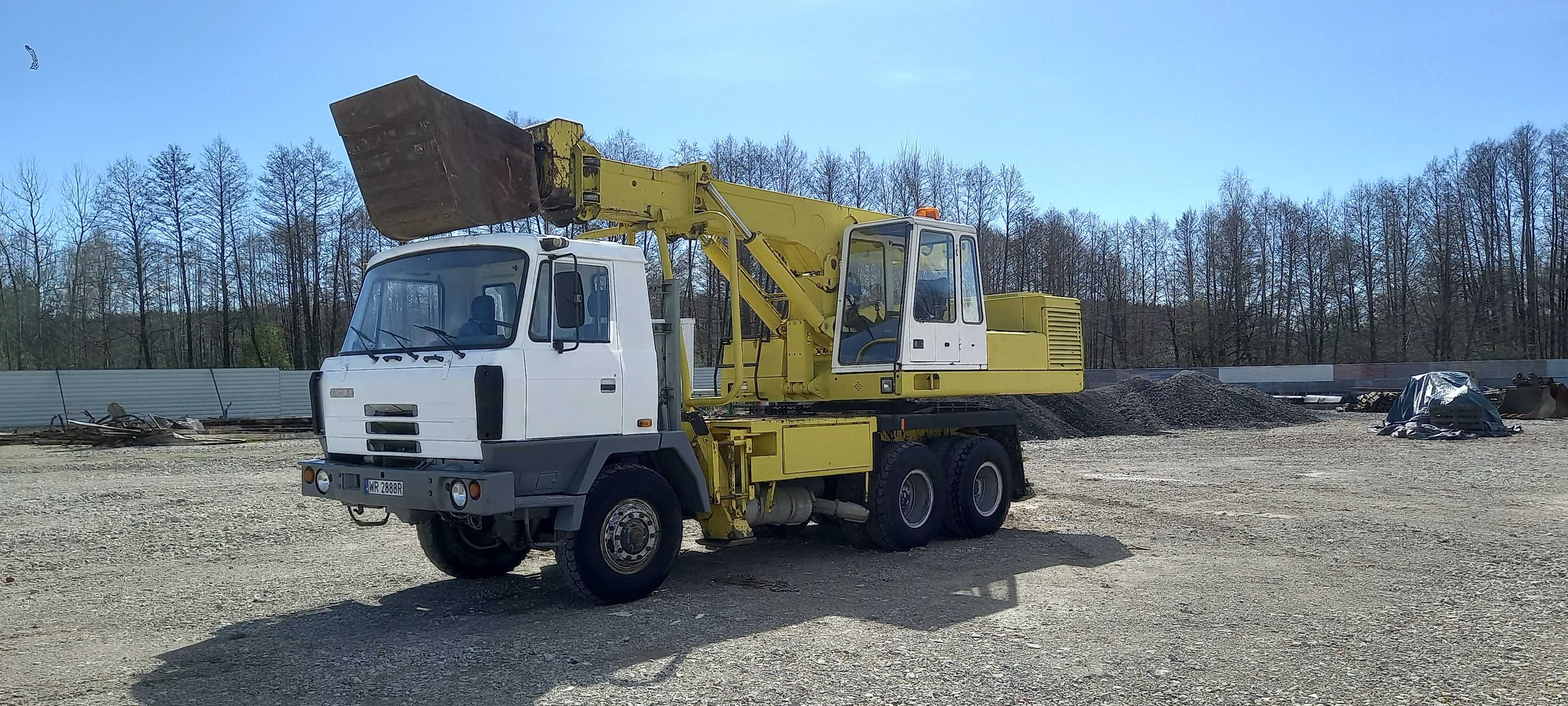 Koparka teleskopowa TATRA UDS 214  Cat Liebherr  Jcb