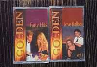 2 szt. GOLDEN Party Hits, Love Balladas kasety magnetofonowe