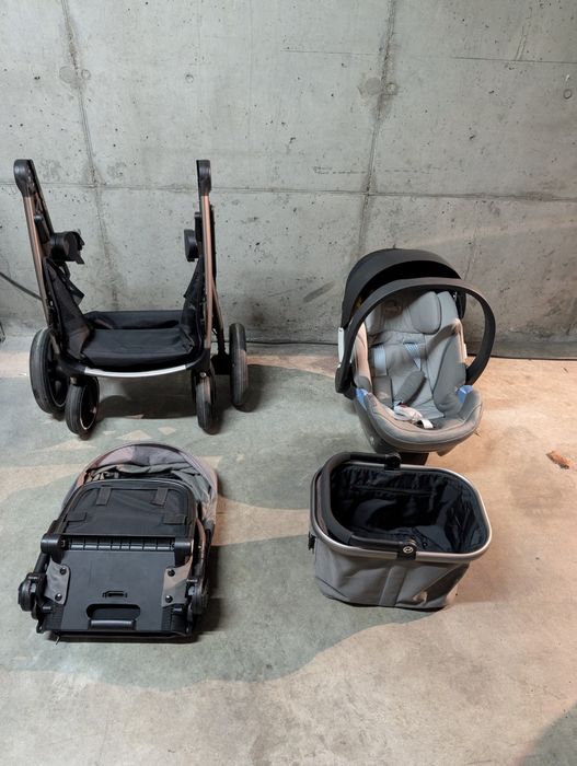 Carrinho CYBEX Gazelle S +Babycoque CYBEX Aton 5