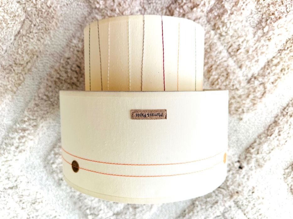 Lampa sufitowa abażur klosz dla dzieci firmy Mamas & Papas bezowa boho