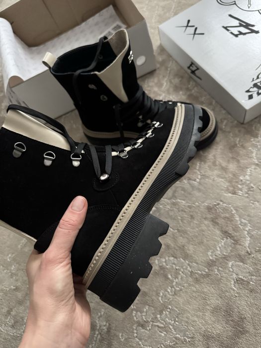 Черевики жіночі натуральна шкіра , натуральний замш 40 розмір