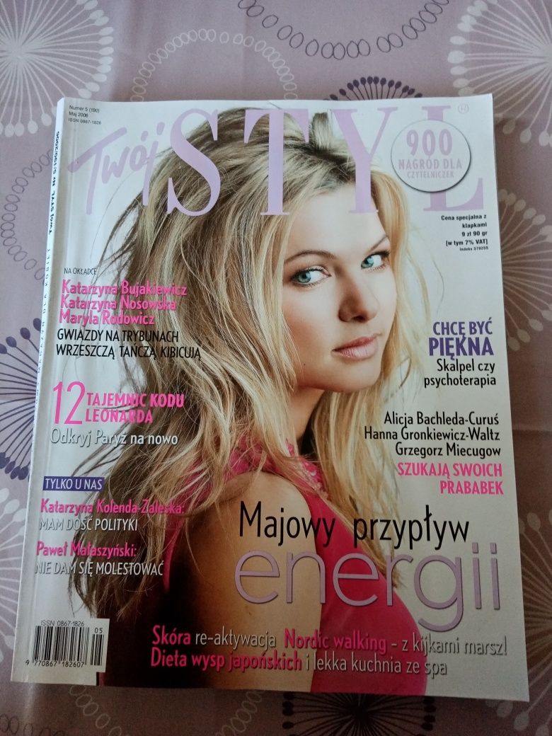 Stare wydanie gazety Twój Styl 2006 Nosowska, Rodowicz, Bujakiewicz
