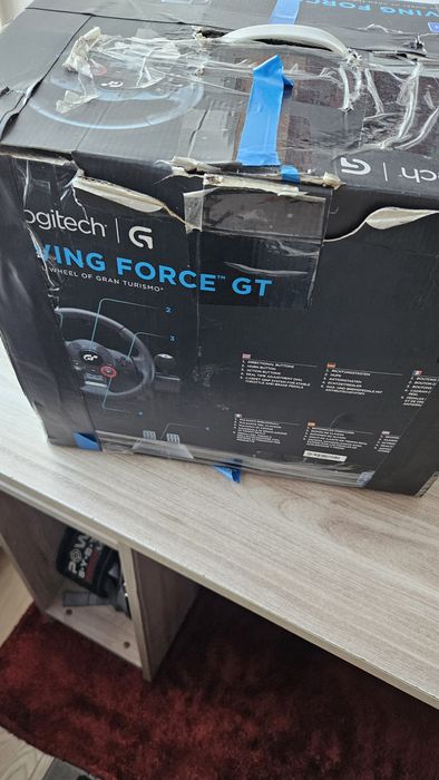 Kierownica Logitech Driving Force GT – używana sporadycznie