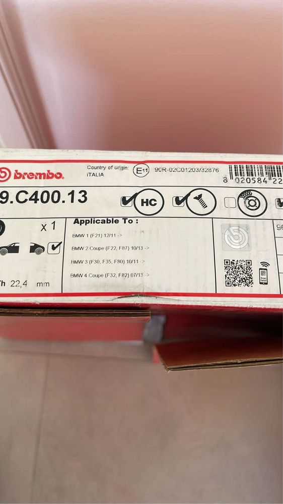 Discos para traz bmw brembo novos