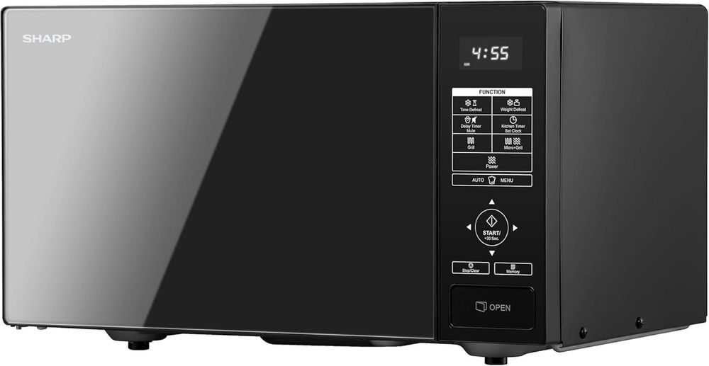Microondas Sharp RBS232TB 23 Litros - Preto Espelhado