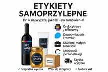 Profesjonalny druk etykiet produktowych i naklejek samoprzylepnych