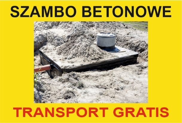 Zbiorniki Betonowe Trójmiasto i okolice - DARMOWY TRANSPORT!!!